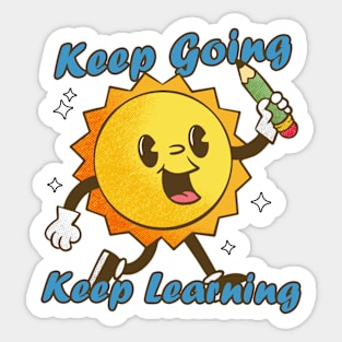 KEEP GOING KEEP LEARNING Sticker